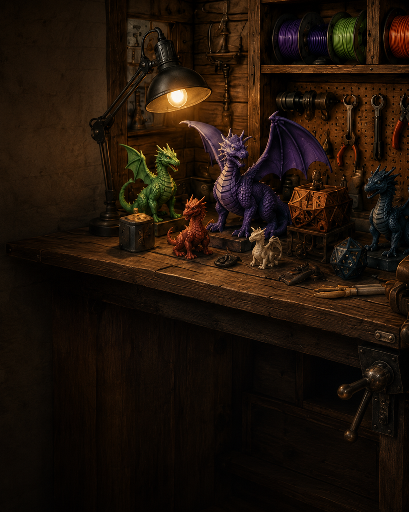 Dragon Foundry.
Creatures, curiosities, and things with entirely too many wongs.